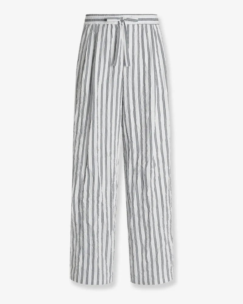 Dolce & Gabbana Vanity Pajamas froissé fabric trousers -  - gender_Man White