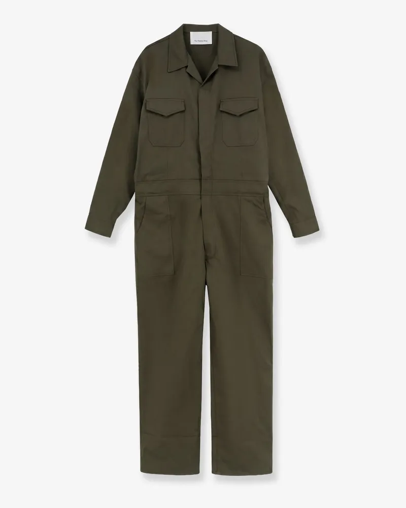 FRANKIE Shop Ardea cotton jumpsuit -  - gender_Woman Green