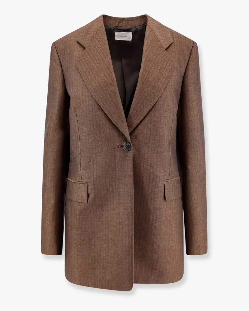 The Row Vermont mohair and wool blazer -  - gender_Woman Brown