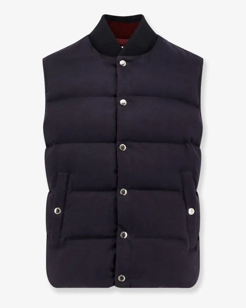 Dolce & Gabbana Sleeveless jacket in cotton and viscose -  - gender_Man Blue