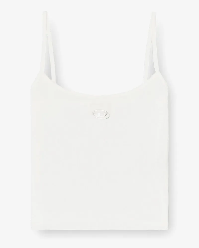 Diesel Cotton tank top -  - gender_Woman White