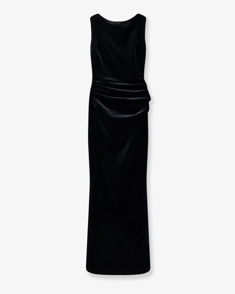 Chiara Boni Nima velvet long dress -  - gender_Woman Black