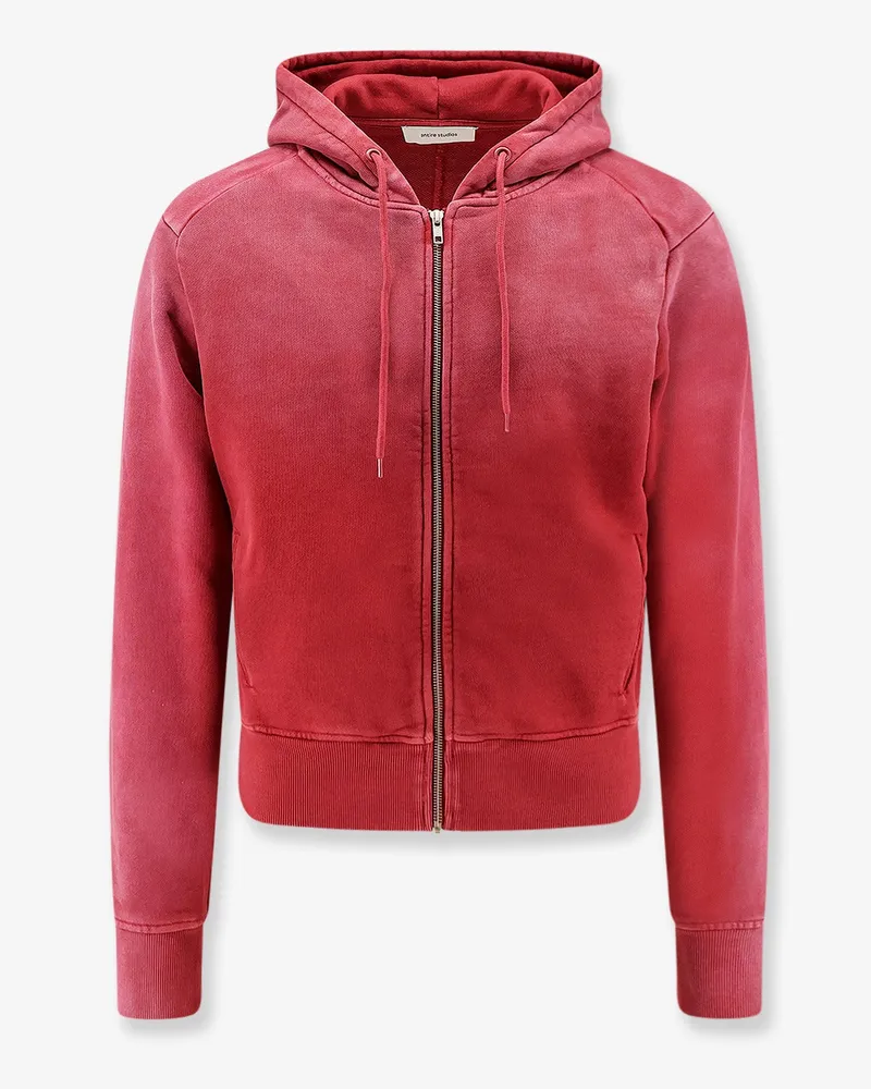 Entire Studios Slim Zip Up cotton hoodie -  - gender_Unisex Red