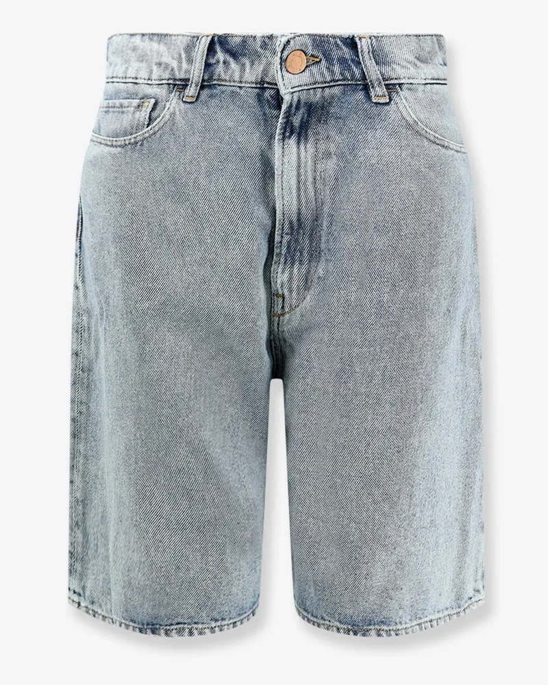 3x1 Skater blue denim bermuda shorts -  - gender_Woman Blue