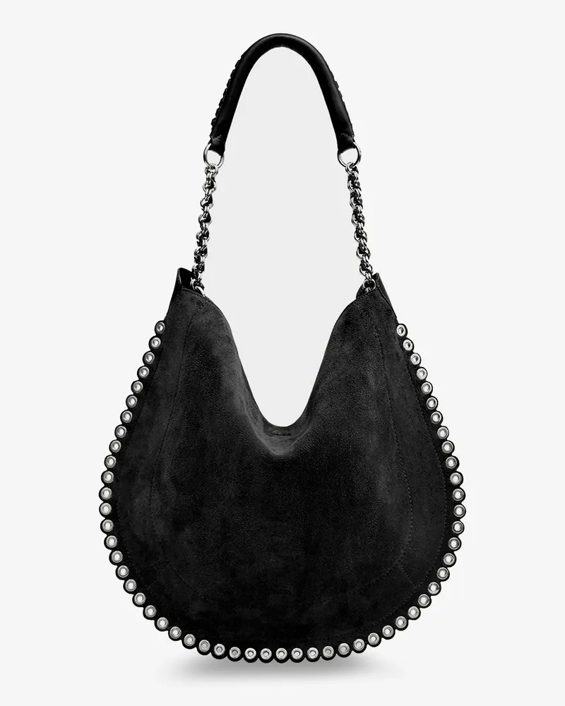 Isabel Marant Oskan Suede Hobo Bag -  - gender_Woman Black