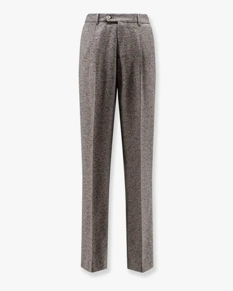 Brunello Cucinelli Wool and cashmere trousers -  - gender_Man Grey
