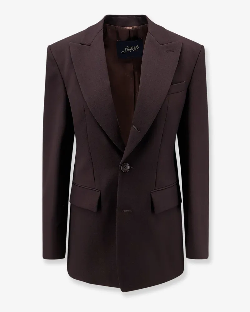 Seafarer Lora virgin merino wool blazer -  - gender_Woman Brown
