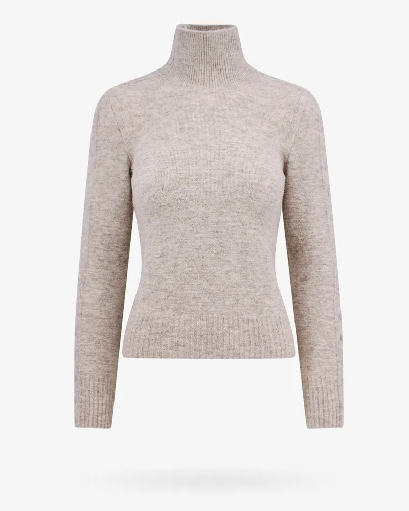Isabel Marant Alpaca blend sweater with metal buttons -  - gender_Woman Beige