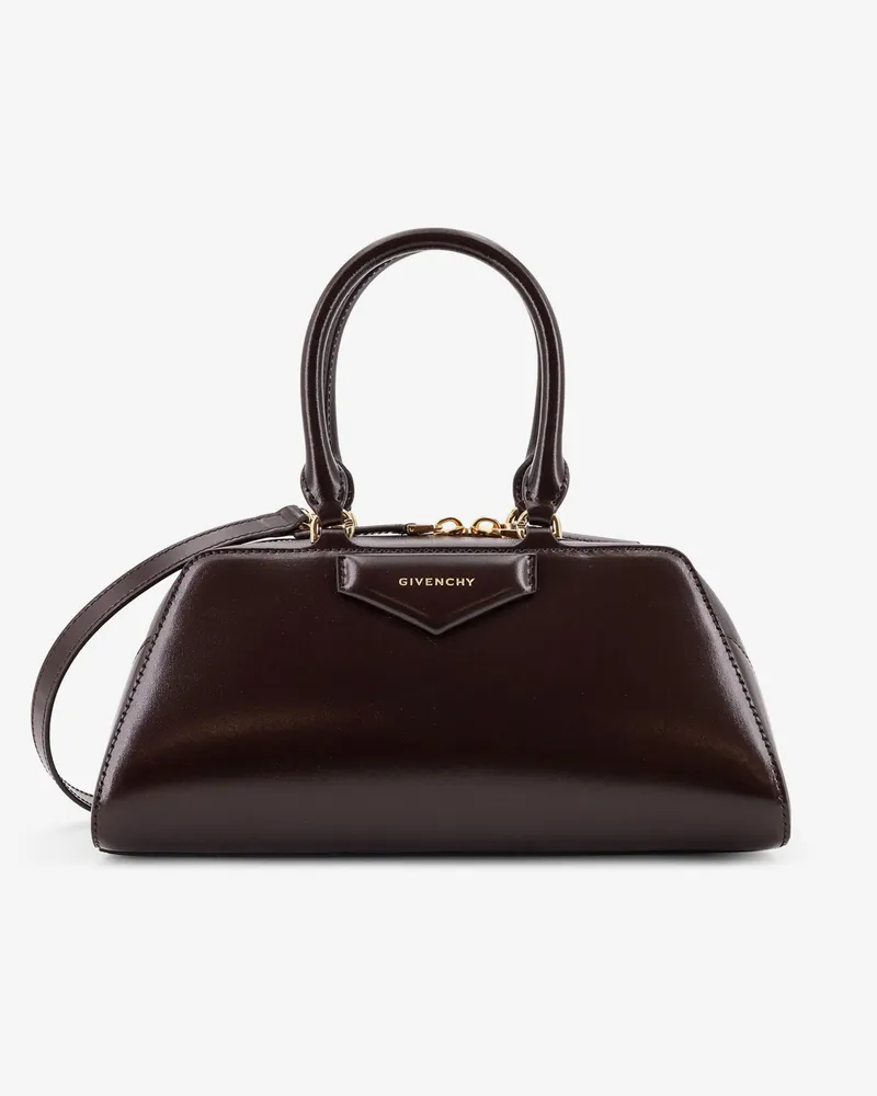 Givenchy Antigona East West Small leather shoulder bag -  - gender_Woman Brown
