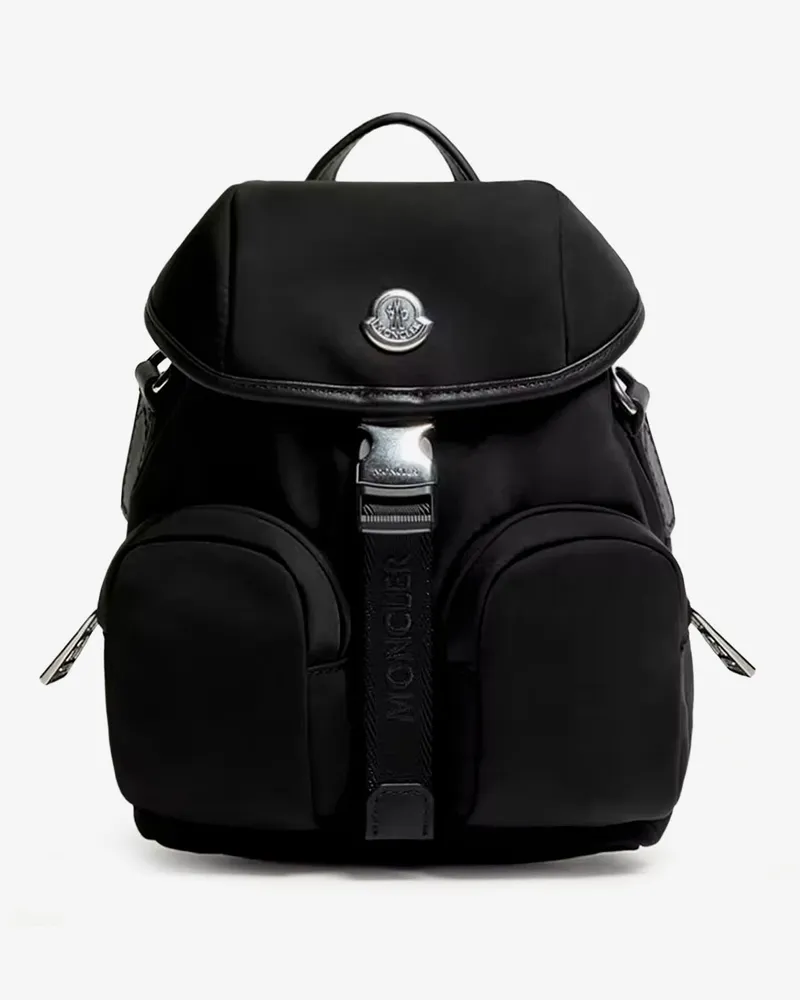 Moncler Trick nylon crossbody bag with logo patch on the front -  - gender_Woman Black