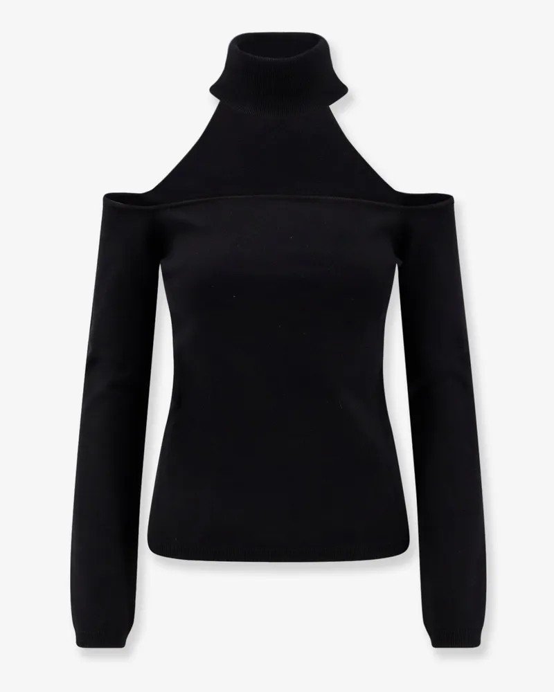Semicouture Daniela stretch viscose turtleneck sweater -  - gender_Woman Black