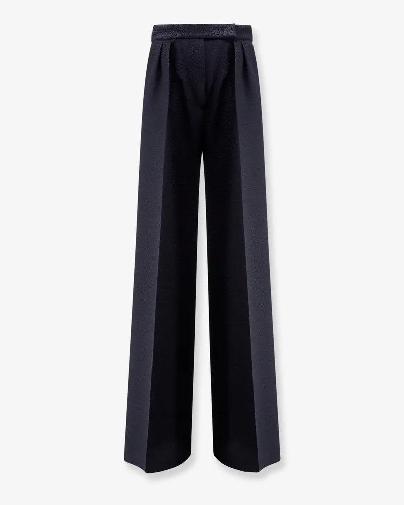 Max Mara Mxmsecolo virgin wool trousers -  - gender_Woman Blue