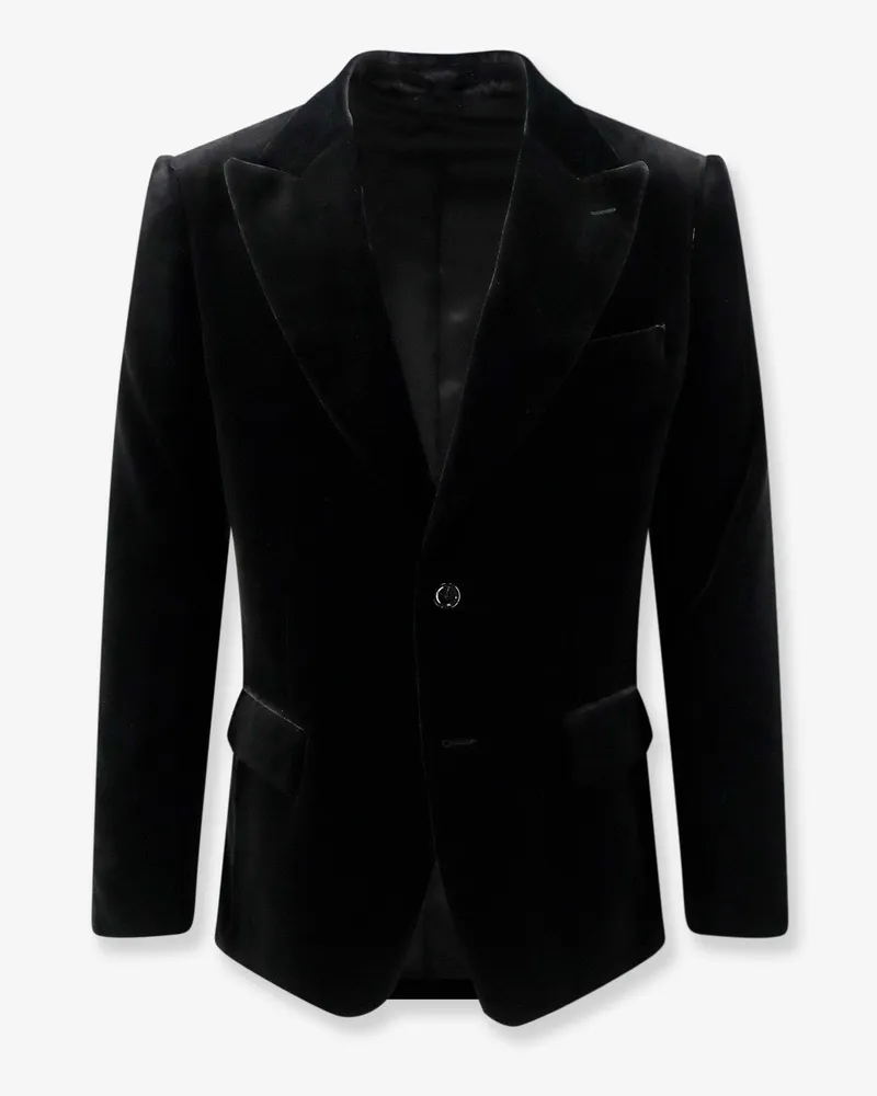 LARDINI Velvet blazer -  - gender_Man Black