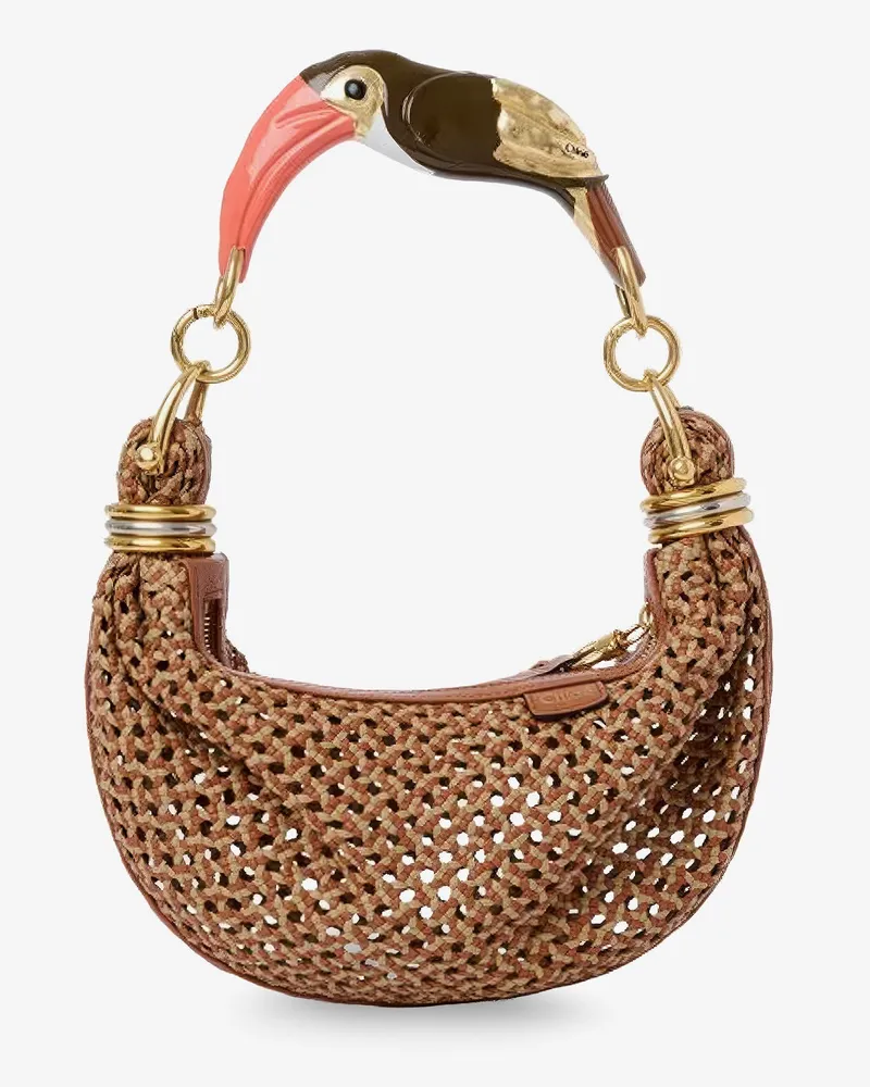 Chloé Bracelet Hobo Handbag with Toucan Handle -  - gender_Woman Brown