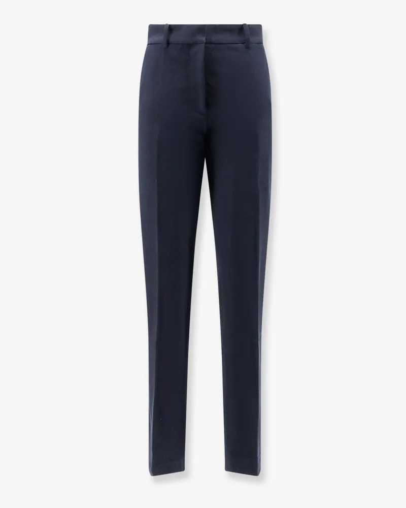 Joseph Viscose and stretch cotton trousers -  - gender_Woman Blue