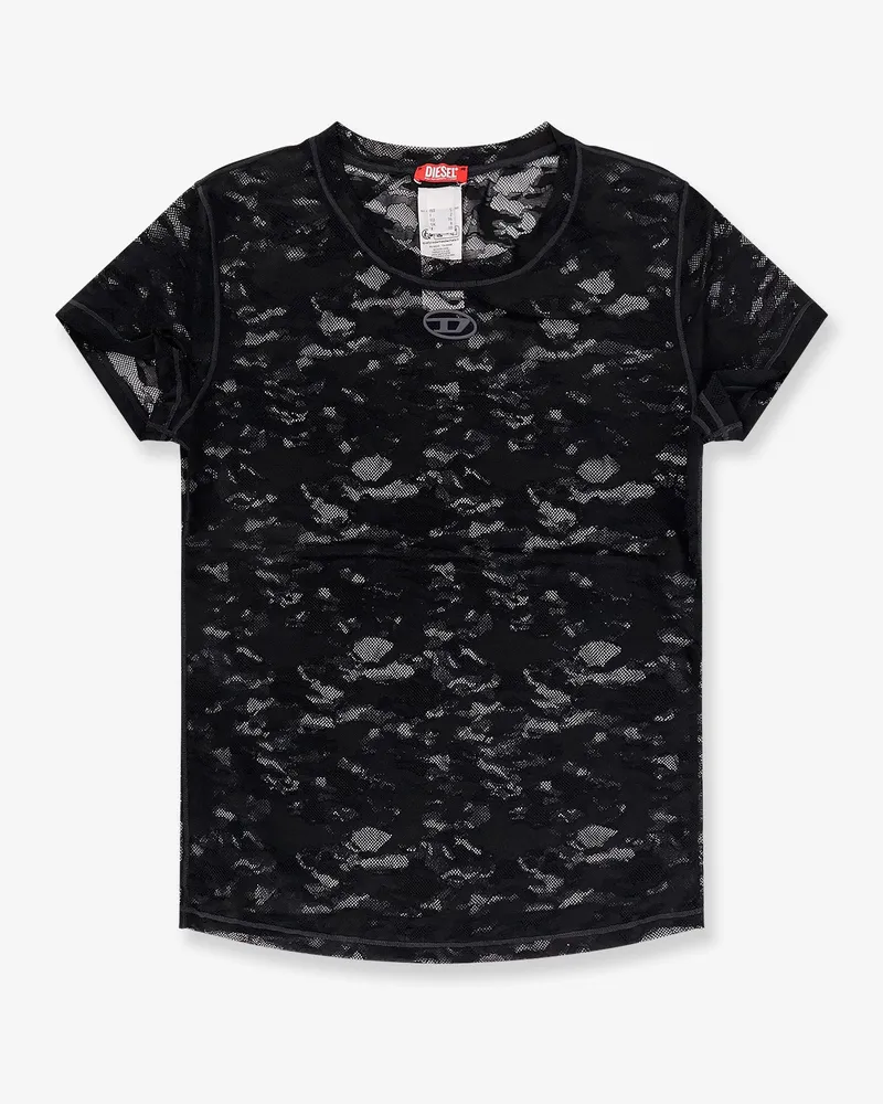 Diesel Kasia-Utlt lace T-shirt -  - gender_Woman Black