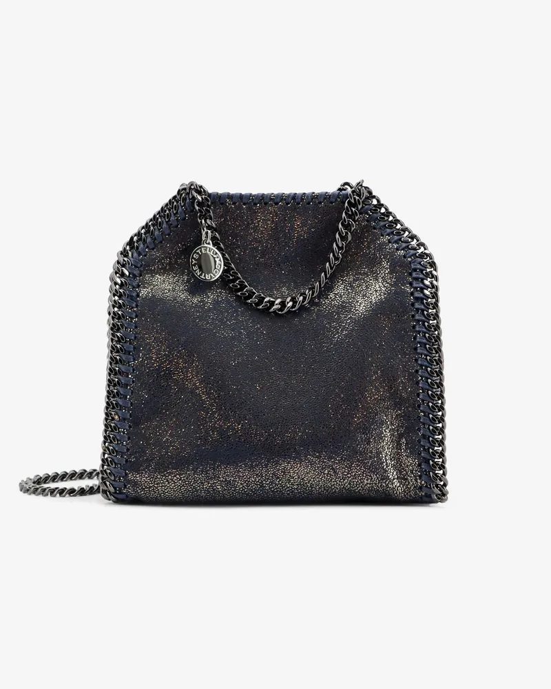 Stella McCartney Falabella Tiny Shiny Shaggy Deer crossbody bag -  - gender_Woman Blue