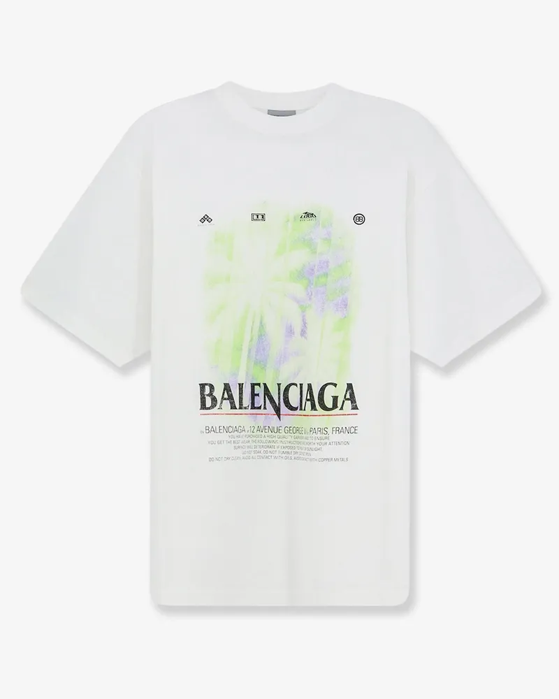 Balenciaga The Window cotton T-shirt -  - gender_Man White