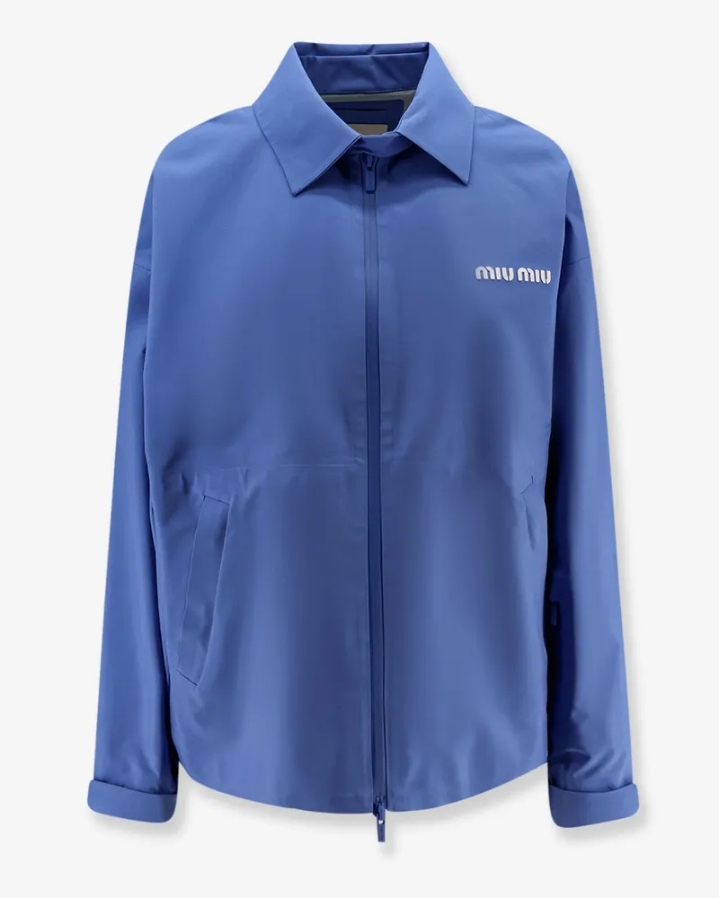 Miu Miu Technical fabric jacket -  - gender_Woman Blue