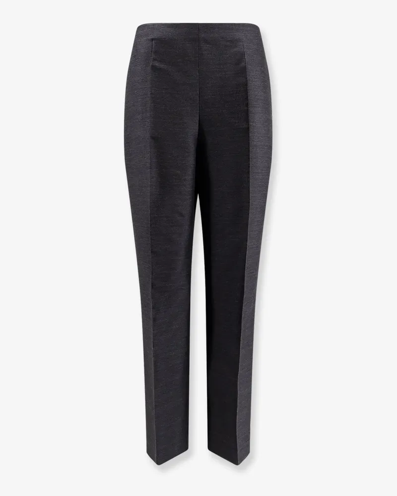 Alberta Ferretti Virgin wool and silk trousers -  - gender_Woman Grey