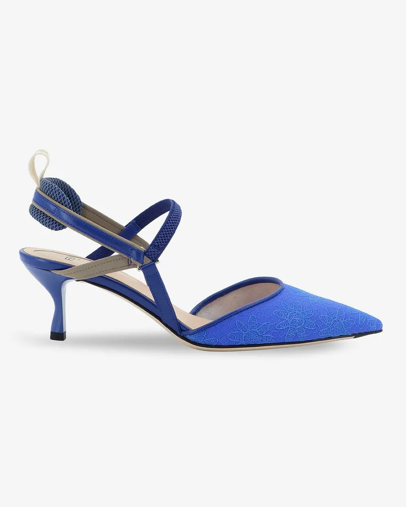 Fendi Colibrì Lite mesh and leather pumps -  - gender_Woman Blue