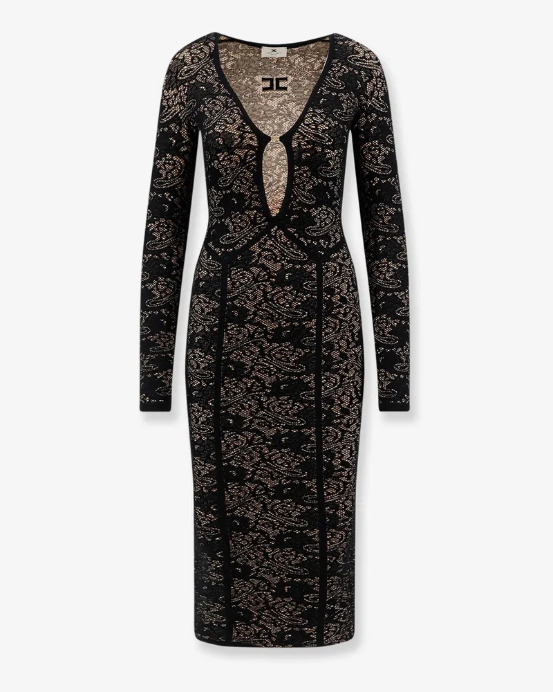 Elisabetta Franchi Knitted Midi Dress -  - gender_Woman Black