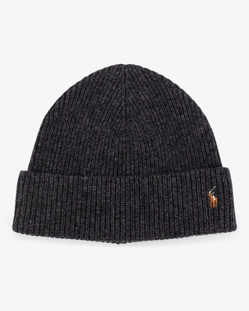 Ralph Lauren Wool blend beanie hat -  - gender_Man Grey