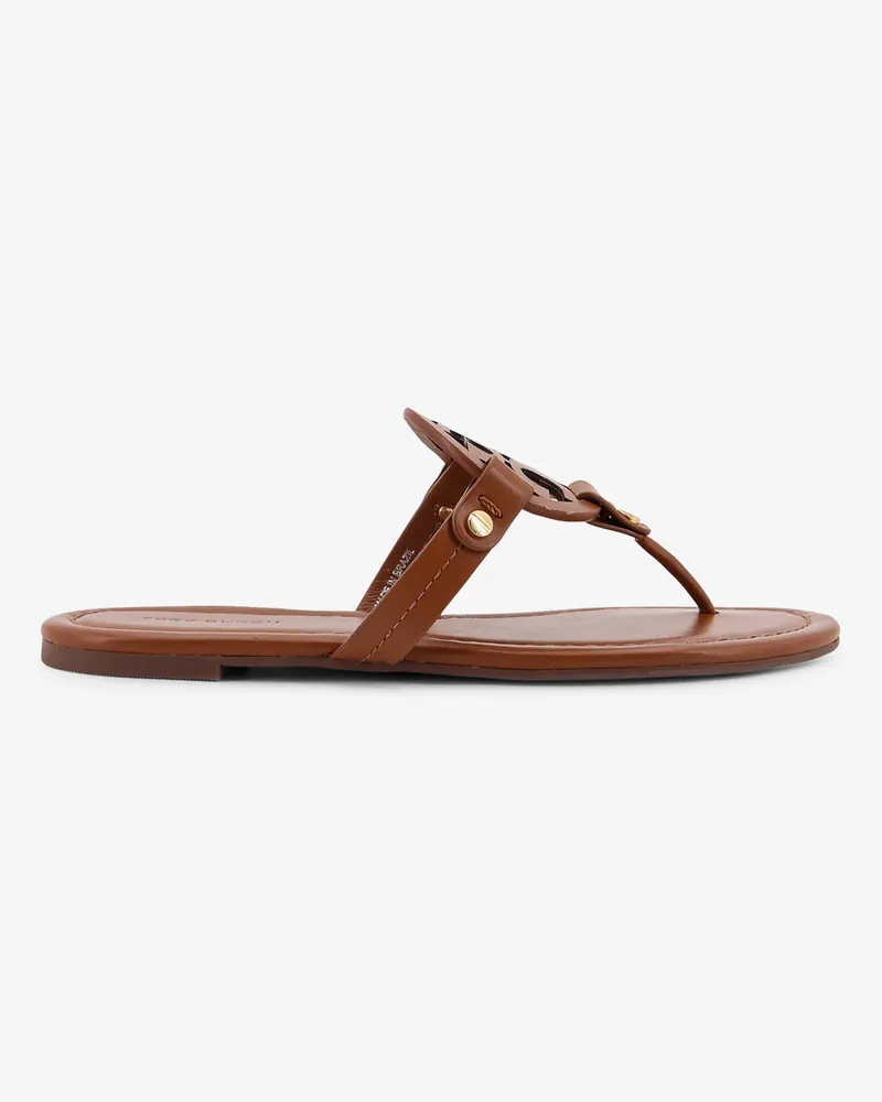 Tory Burch Miller leather thong sandals -  - gender_Woman Brown