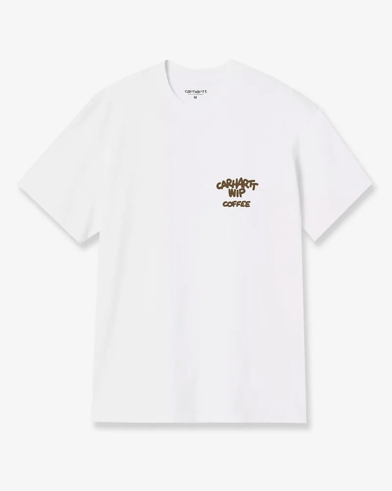 Carhartt WIP S/S Coffee Break cotton t-shirt -  - gender_Man White