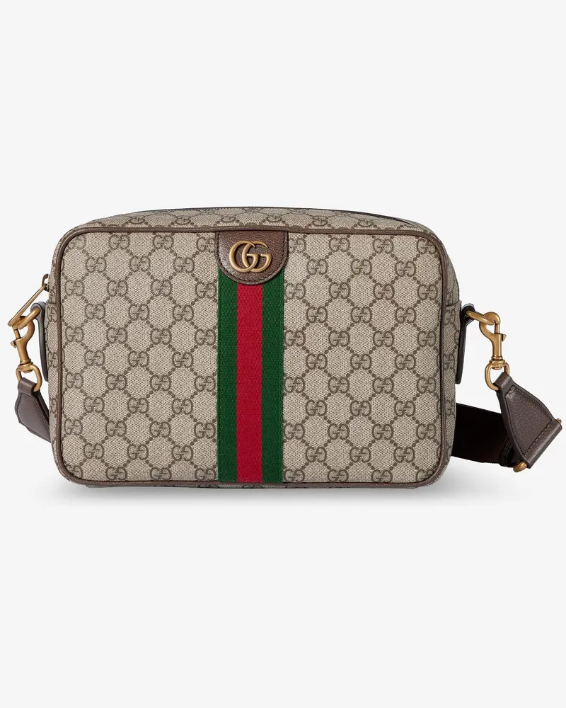 Gucci Ophidia GG Supreme Fabric shoulder bag -  - gender_Man Beige