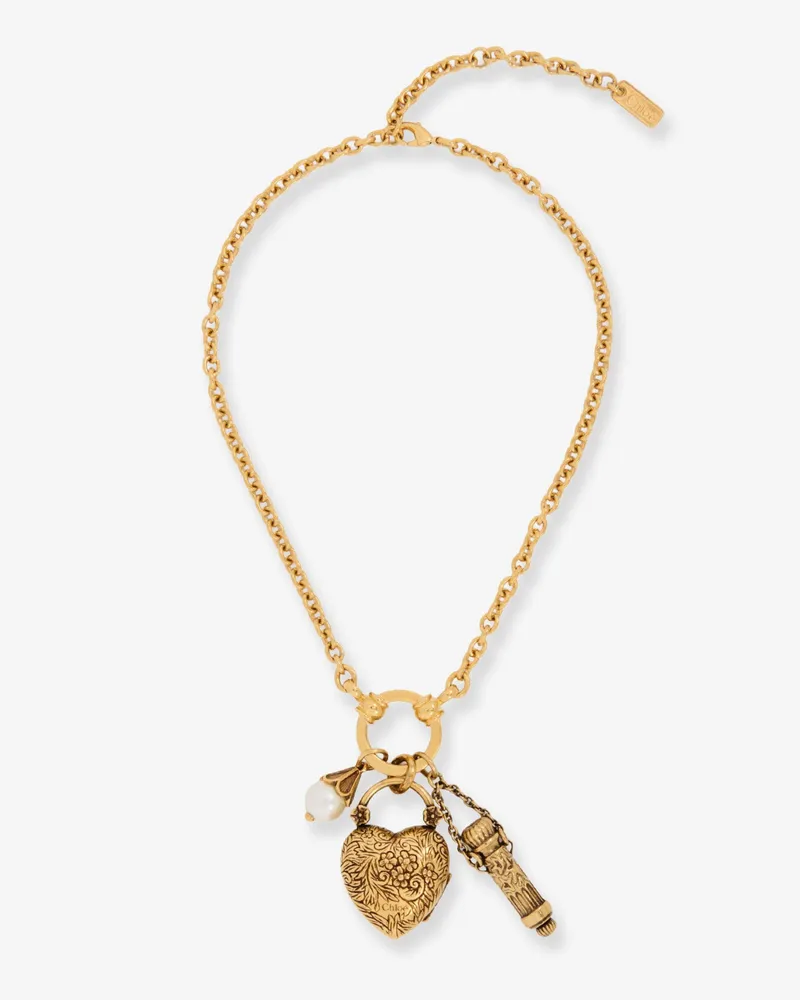 Chloé Choker Chateau Treasures metal necklace -  - gender_Woman Gold