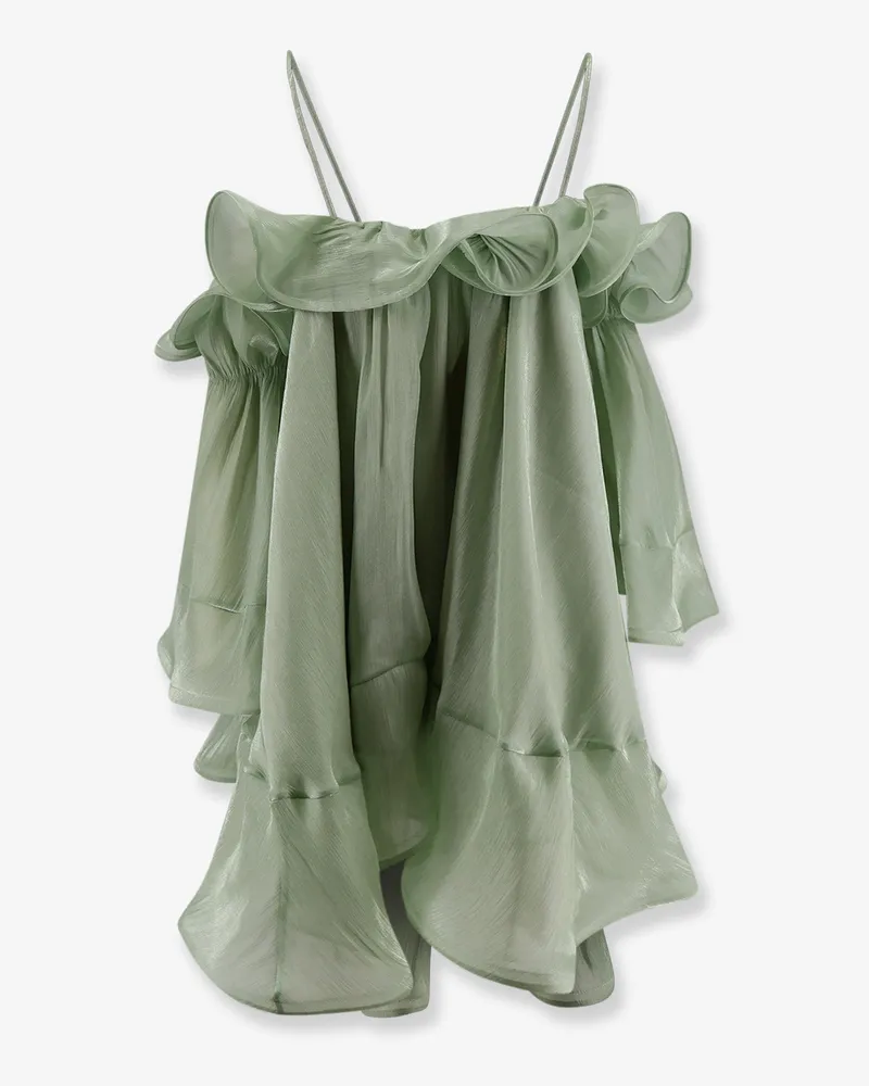 ACTUALEE Dress with rouches -  - gender_Woman Green