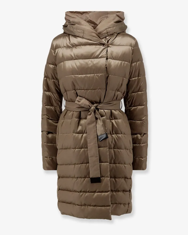 Max Mara Novef reversible water-repellent satin down jacket -  - gender_Woman Beige