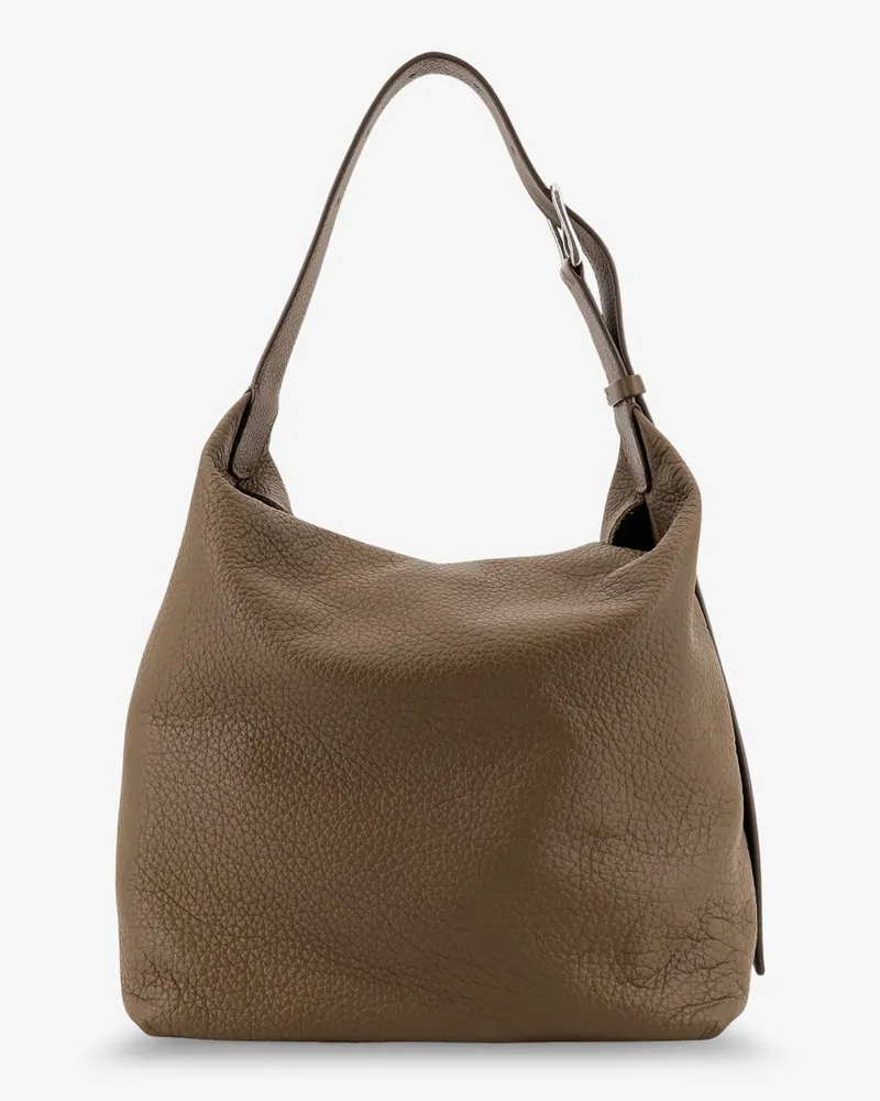 The Row Leather Isa shoulder bag -  - gender_Woman Green