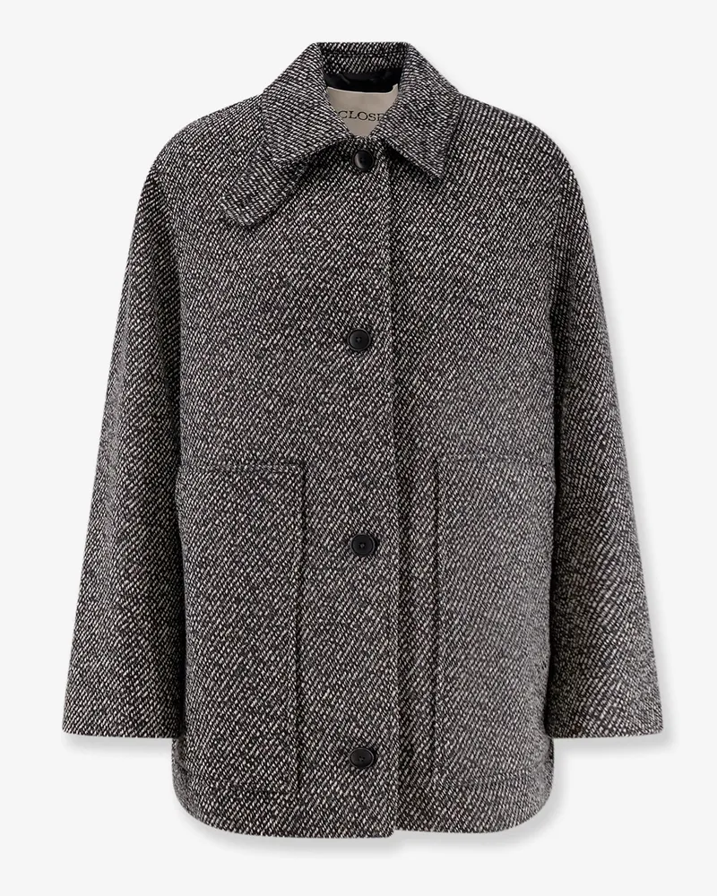 Closed Recycled wool blend short coat -  - gender_Woman Grey