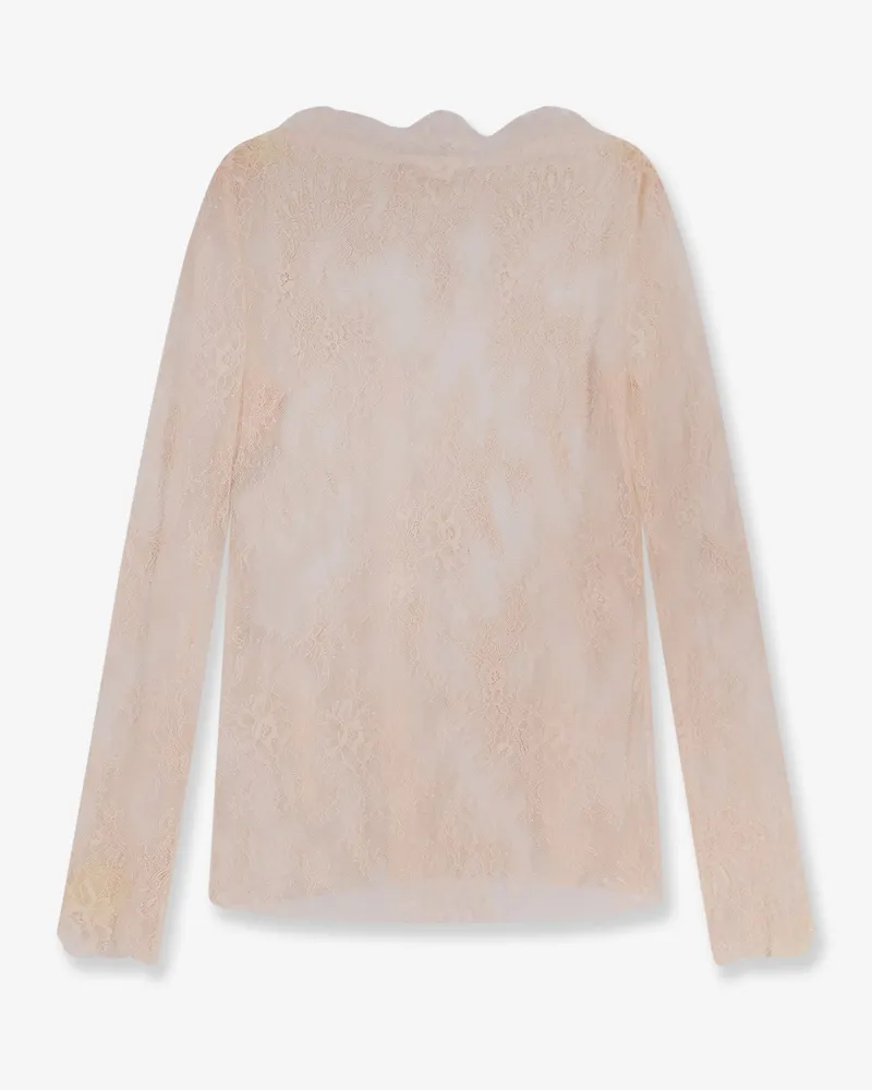 Alberta Ferretti Lace shirt -  - gender_Woman Pink
