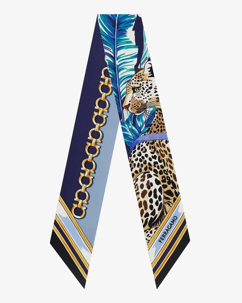 Ferragamo Felindra silk bandeau -  - gender_Woman Blue