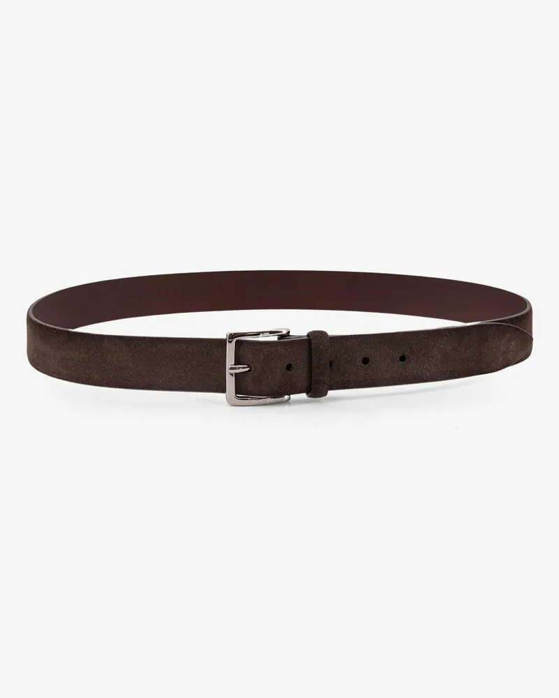 Orciani Amalfi suede belt -  - gender_Man Brown