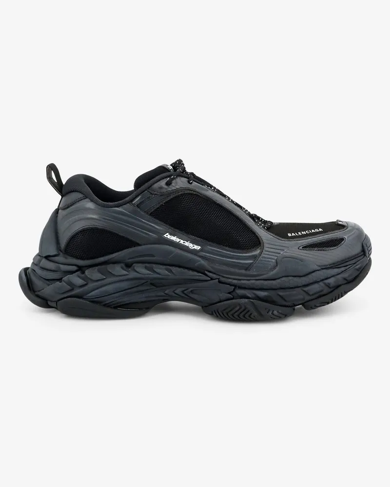 Balenciaga Triple S.2 Gradient mesh sneakers with used-effect nylon inserts -  - gender_Man Black