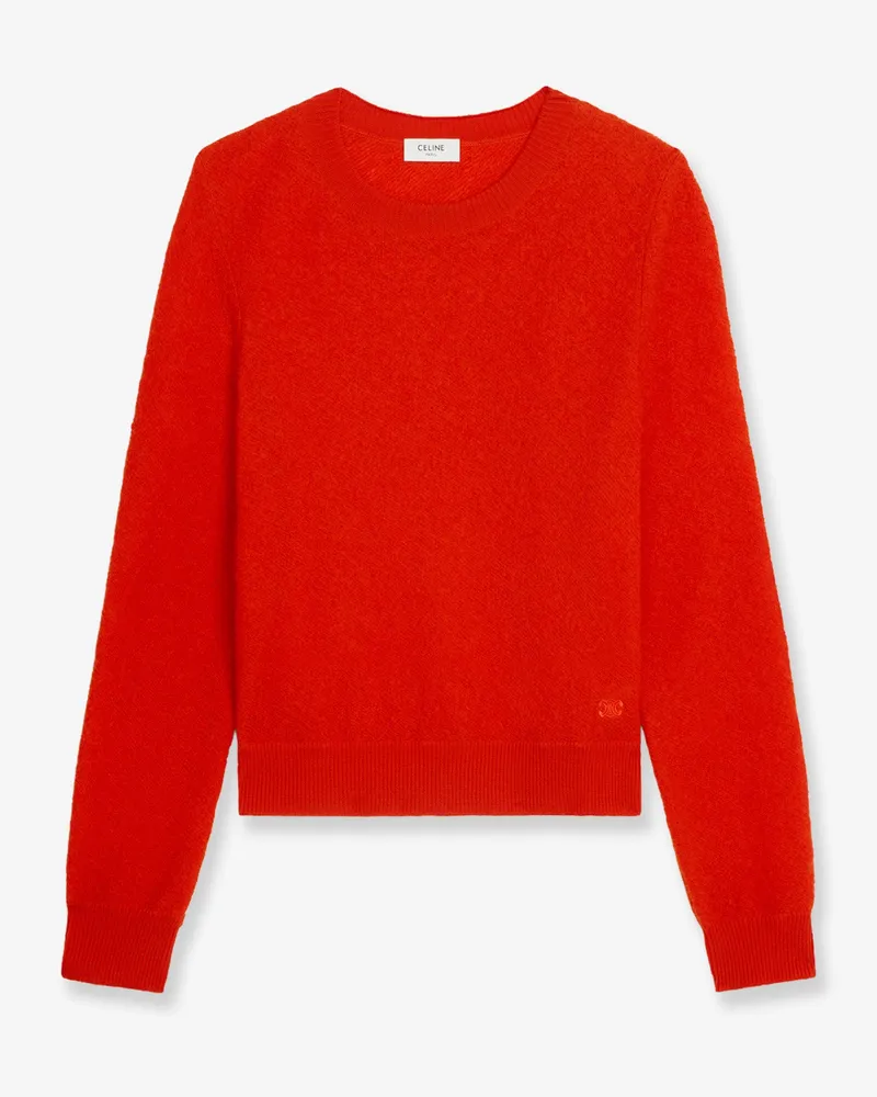 Celine Wool sweater with Triomphe detail -  - gender_Man Red