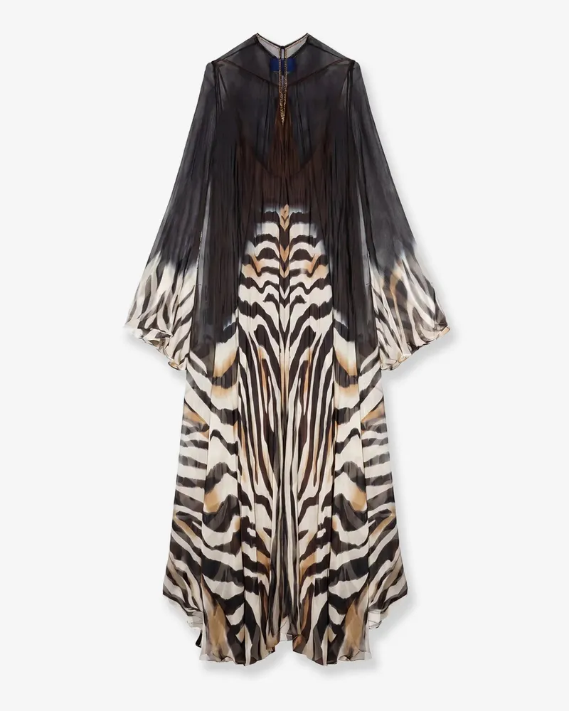 Mes Demoiselles Sisters viscose and chiffon long dress -  - gender_Woman Black