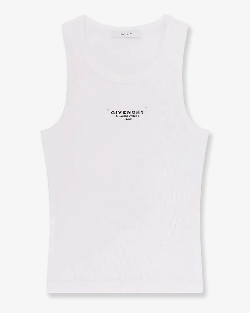 Givenchy Cotton Tank Top -  - gender_Woman White
