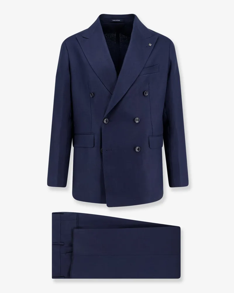 Tagliatore Linen suit -  - gender_Man Blue