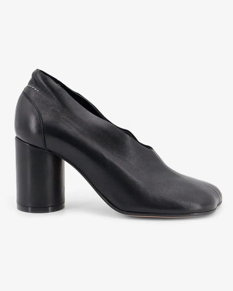 Maison Margiela Leather pumps with iconic Atomic toe -  - gender_Woman Black