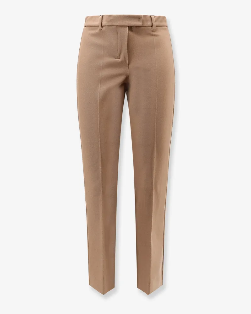Max Mara Umanita cotton blend trousers -  - gender_Woman Brown