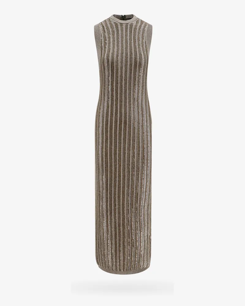 Tom Ford Ribbed wool blend dress -  - gender_Woman Green