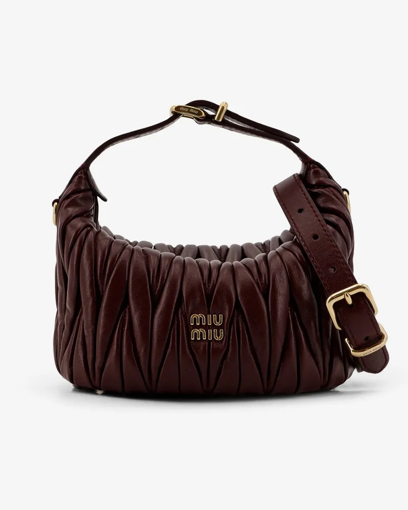 Miu Miu Matelassé leather handbag -  - gender_Woman Purple