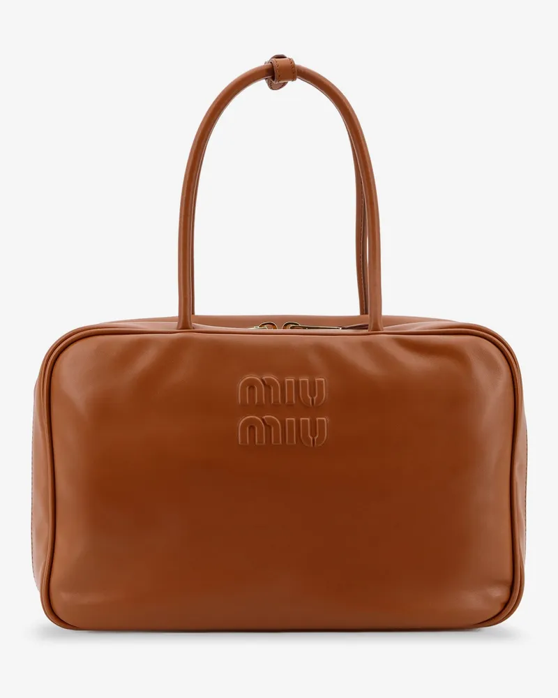 Miu Miu Beau Softy leather handbag -  - gender_Woman Beige