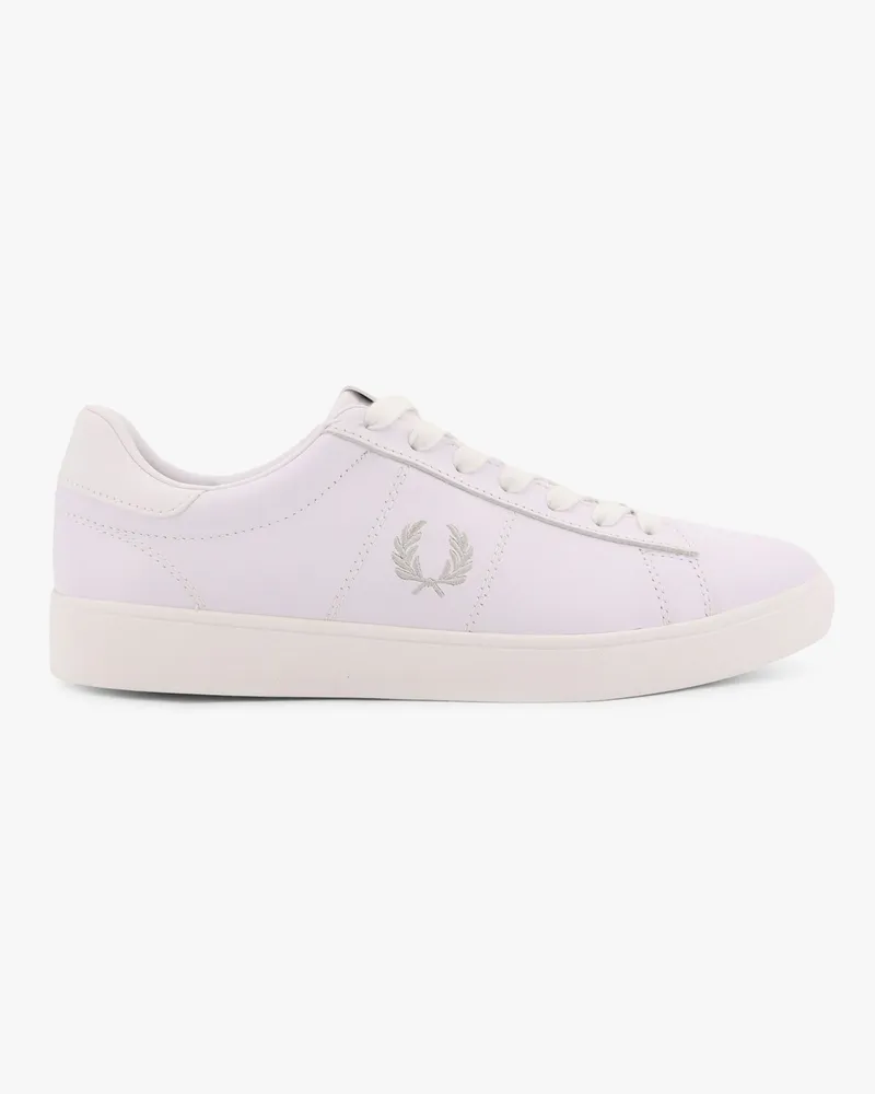 Fred Perry Leather sneakers with lateral embroidery -  - gender_Man 