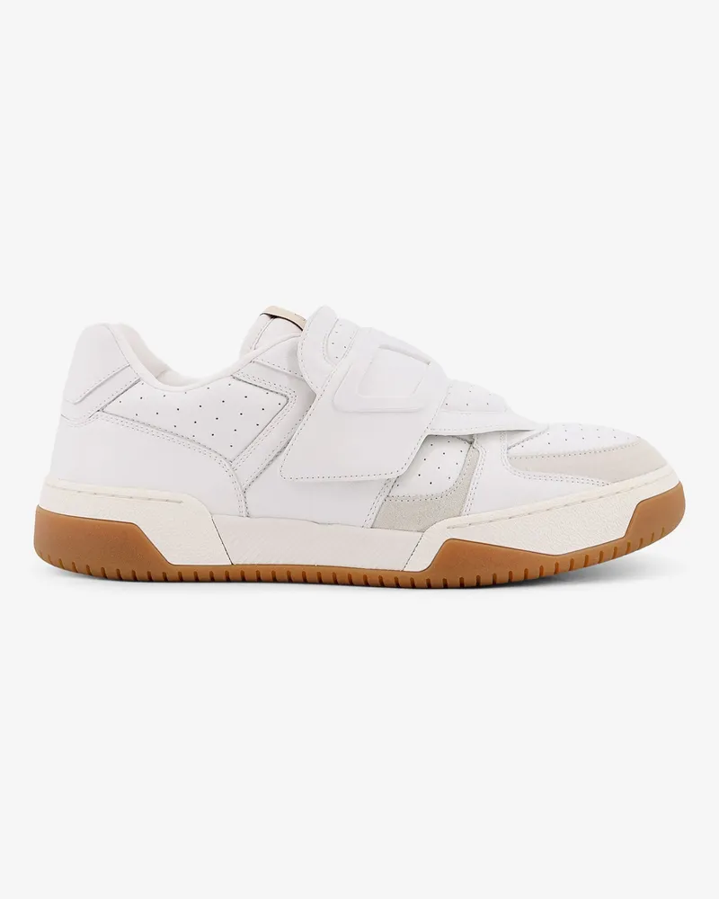 Valentino Garavani Joie de Jouer leather low-top sneakers - VALENTINO GARAVANI - gender_Man White